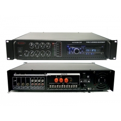GEM.SE 2120B-CDR Amplifier 100V, 1x120W, 6 zones with CD