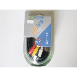 VL5300-0300 Καλώδιο 3 RCA audio/video - 3 RCA audio/video - 3m