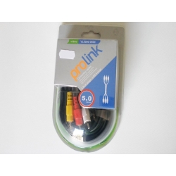 VL5300-0500 Καλώδιο 3 RCA audio/video - 3 RCA audio/video - 5m