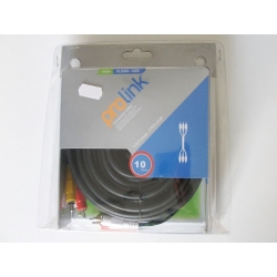VL5300-1000 Καλώδιο 3 RCA audio/video - 3 RCA audio/video - 10m
