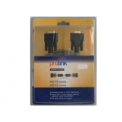 JCC001S-0500 Cable 15 PIN MALE - 15 PIN MALE - 5.0m