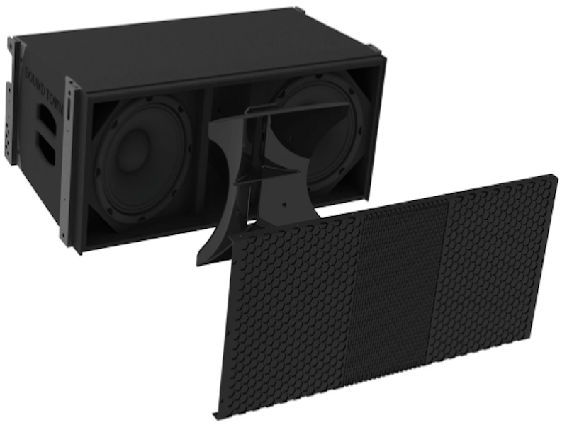 Line Array Δορυφόρος 2x10
