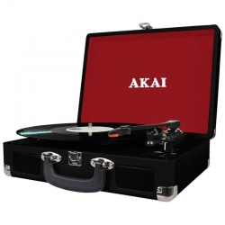 Akai ATT-E10 Πικάπ βαλίτσα με εγγραφή σε USB / κάρτα SD και ενσωματωμένα...